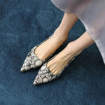 Grey Snakeskin Pumps - Vignette | Snakes Store