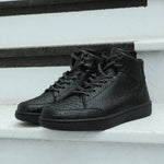 Black Snake Skin Sneakers - Vignette | Snakes Store