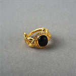 Black and Gold Snake Ring - Vignette | Snakes Store