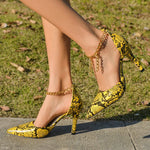 Snake Print Pumps - Vignette | Snakes Store