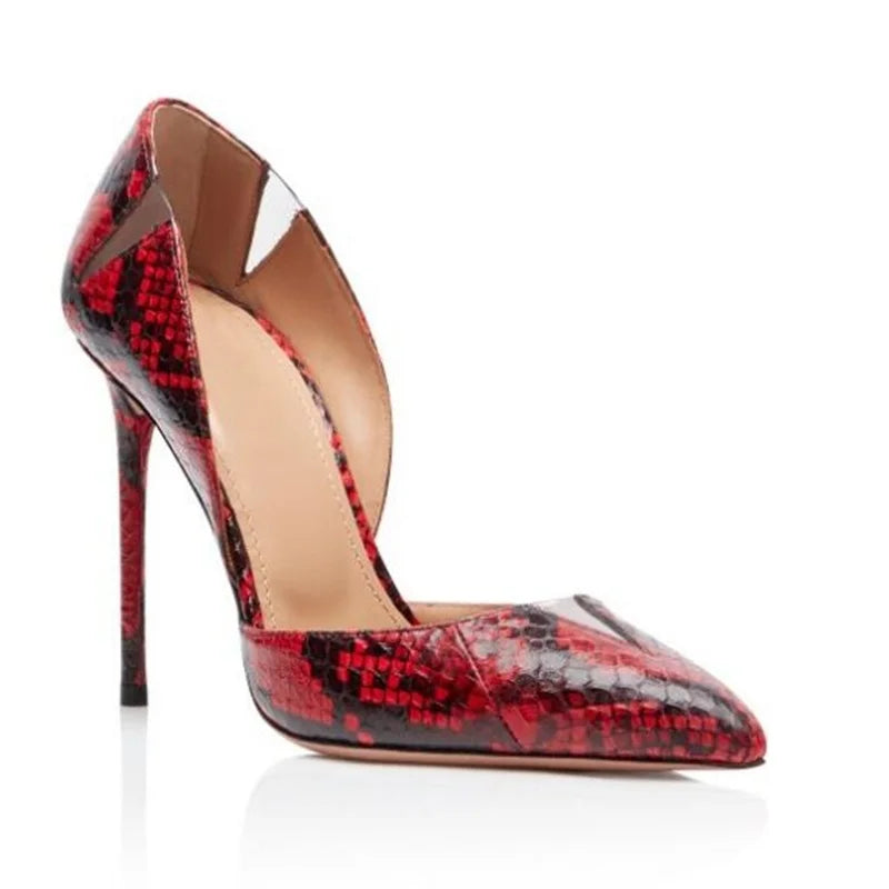 Red Snake Pumps Snakes Store