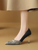 Snake Leather Pumps - Vignette | Snakes Store