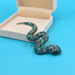 Emerald Snake Brooch - Vignette | Snakes Store