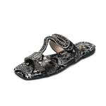 Snakeskin Sandals Flat - Vignette | Snakes Store