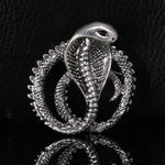 Silver Cobra Brooch - Vignette | Snakes Store