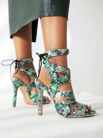 Snake Print Sandals - Vignette | Snakes Store