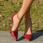 Snake Print Pumps - Vignette | Snakes Store