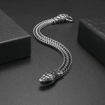 Stainless Steel Snake Bracelet - Vignette | Snakes Store