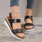 Snakeskin Platform Sandals - Vignette | Snakes Store