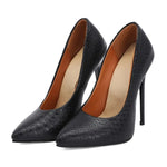 Black Snakeskin Pumps - Vignette | Snakes Store