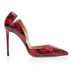 Red Snake Pumps - Vignette | Snakes Store