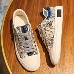 Snakeskin Lace Up Sneakers - Vignette | Snakes Store