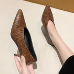 Snakeskin Pumps Low - Vignette | Snakes Store