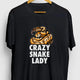 Plus Size Snake Print T-shirt