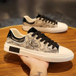 Snakeskin Lace Up Sneakers - Vignette | Snakes Store