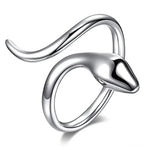 Antique Silver Snake Ring - Vignette | Snakes Store