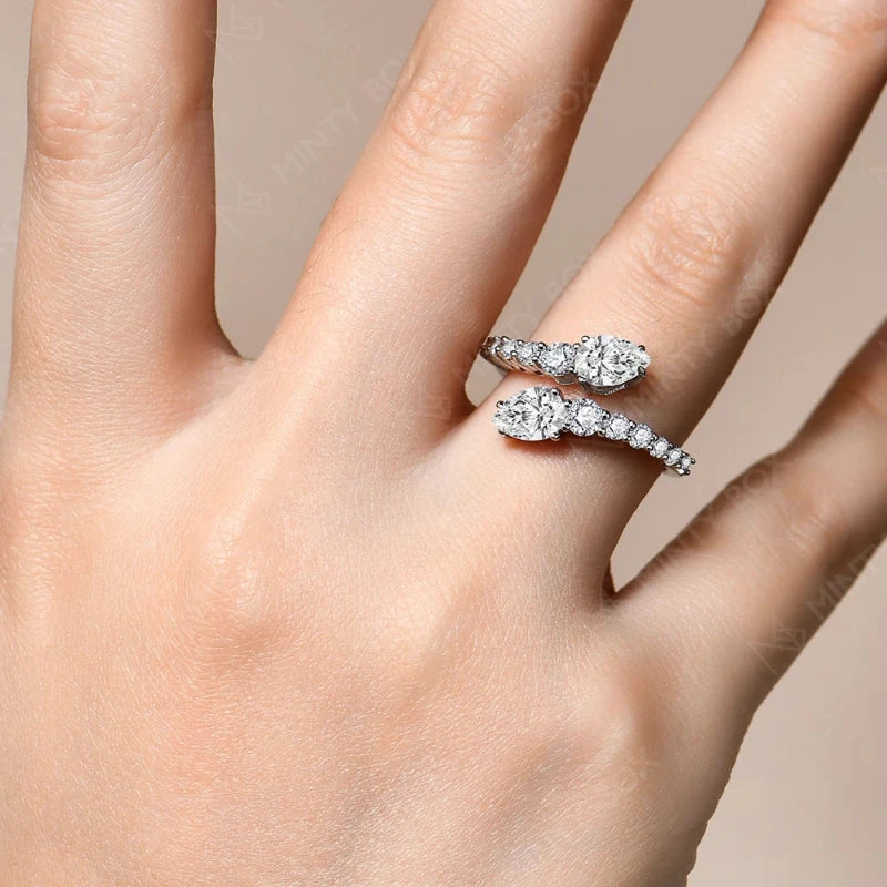 Snake Silver Engagement Ring Snakes Store