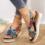 Multicolor Snakeskin Sandals - Vignette | Snakes Store