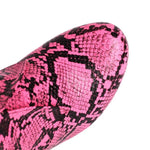 Pink Snakeskin Knee High Boots - Vignette | Snakes Store