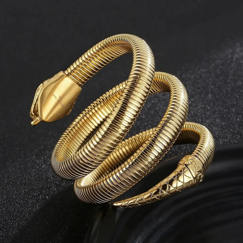 Gold Snake Bangle Bracelet Snakes Store™