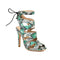 Snake Print Sandals Green Snakes Store