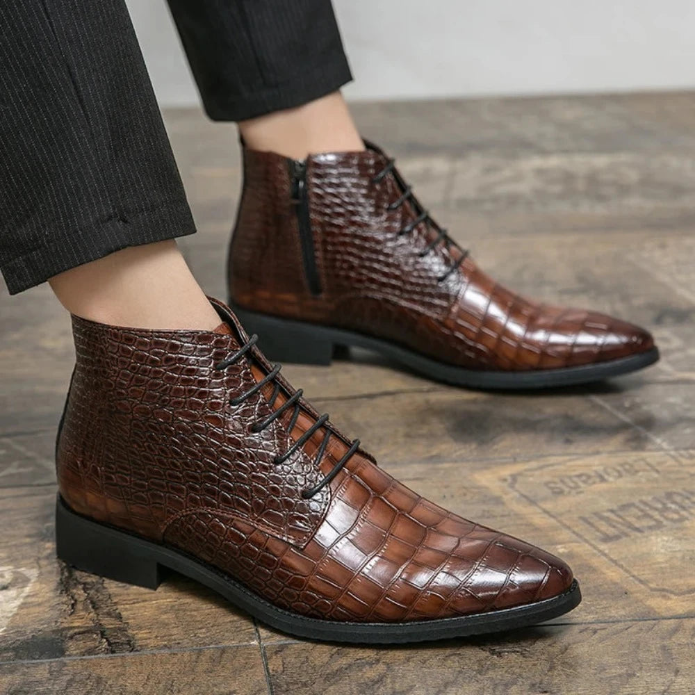 Brown Snakeskin Boots Snakes Store