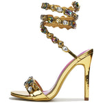 Gold Snake Sandals - Vignette | Snakes Store