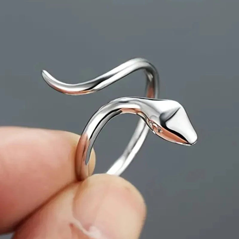 Antique Silver Snake Ring | Snakes Store™