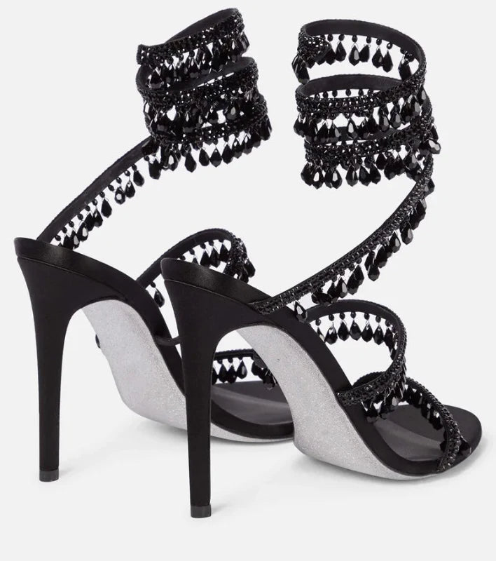 Snakeskin Gladiator Sandals Snakes Store