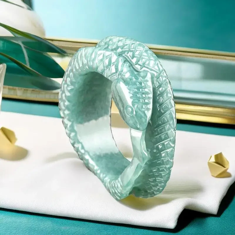 Jade Snake Ring Snakes Store