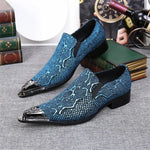 Blue Snake Print Shoes - Vignette | Snakes Store