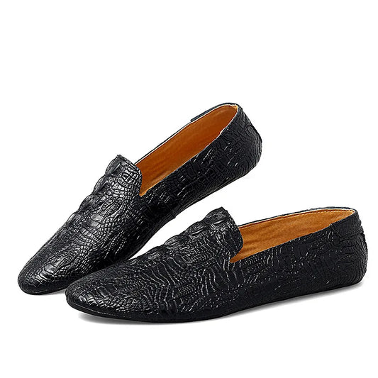 Black Snake Loafers