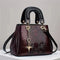 Snake Print Crossbody Bag Red 26x12x18cm Snakes Store
