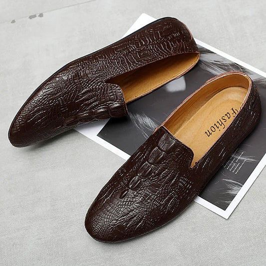 Snake Leather Loafers Snakes Store