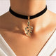 Serpent Choker Black and Gold 14.5" | 37cm 316L Stainless Steel Snakes Store™