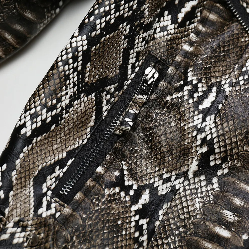 Serpent Leather Jacket Snakes Store™