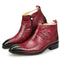 Red Snakeskin Boots