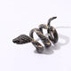 Mens Diamond Snake Ring Snakes Store