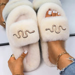 Beige Snake Slippers - Vignette | Snakes Store