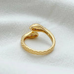 Snake Ring with Ruby Eyes - Vignette | Snakes Store