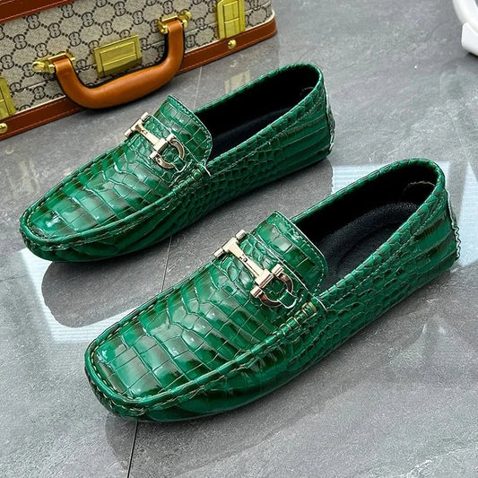 Green Snake Moccasins