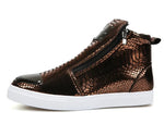 Gold Snakeskin Sneakers - Vignette | Snakes Store