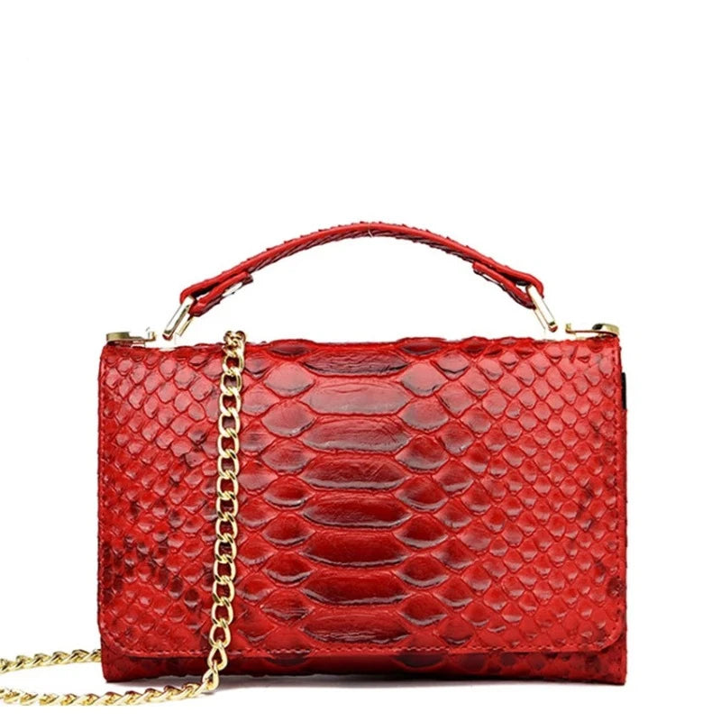 Red Snake Crossbody Bag Snakes Store