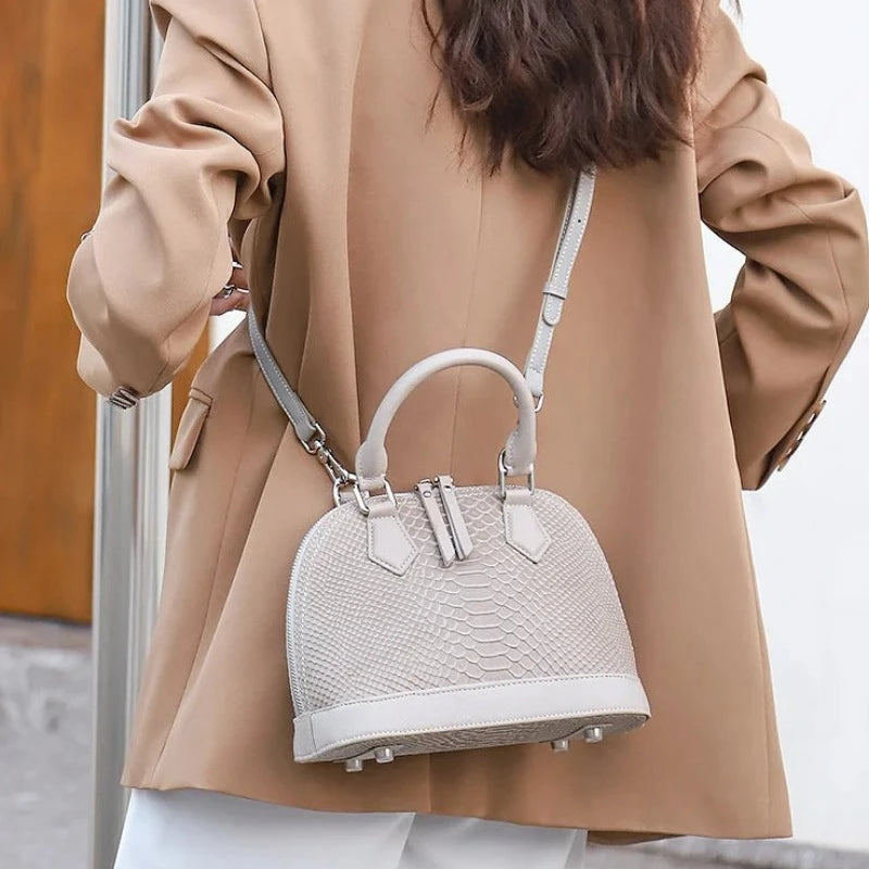 Beige Snake Print Bag Snakes Store