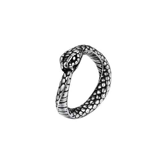 Silver Ouroboros Ring Silver Snakes Store™