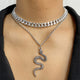 Silver Pendant Snake Chain Silver Adjustable Alloy Snakes Store™