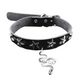 Silver Snake Choker Black and Silver Adjustable 316L Stainless Steel Snakes Store™