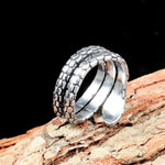 Silver Snake Wrap Ring - Vignette | Snakes Store