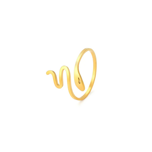 Simple-Gold-Snake-Ring