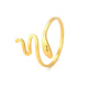 Simple Gold Snake Ring Resizable Gold Snakes Store™